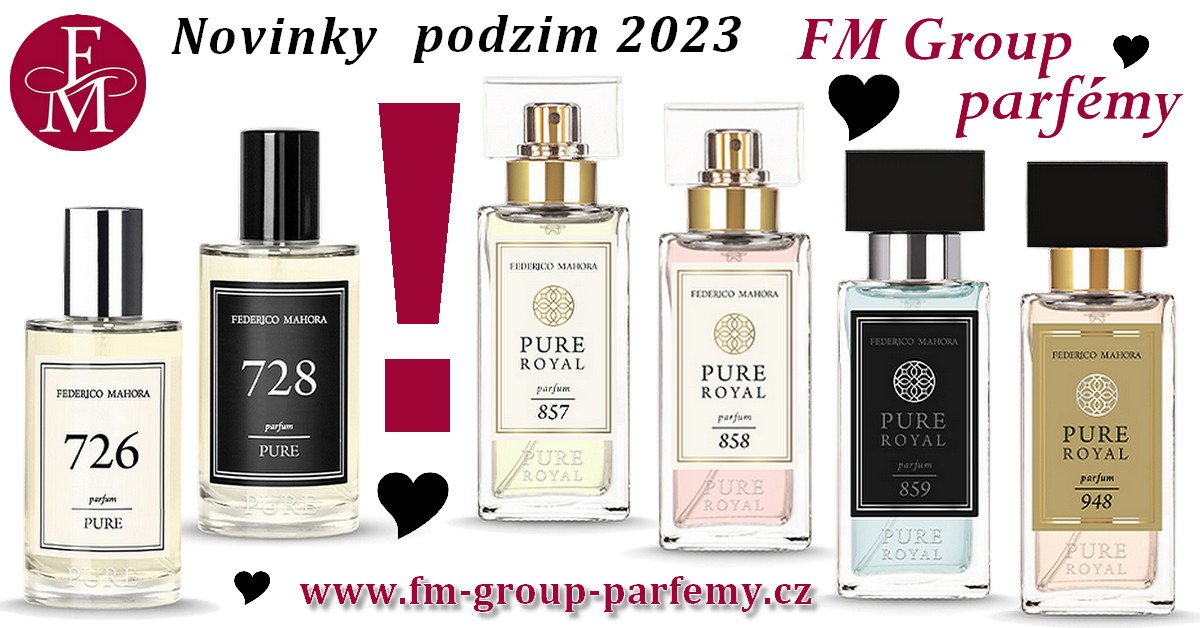 Novinky podzim 2023 FM Group parfémy
