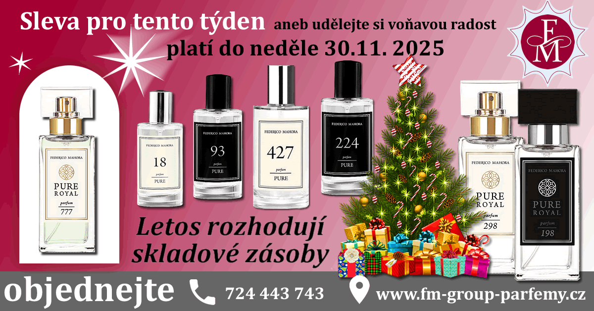 sleva pro tento týdne aneb udělejte si voňavou radost