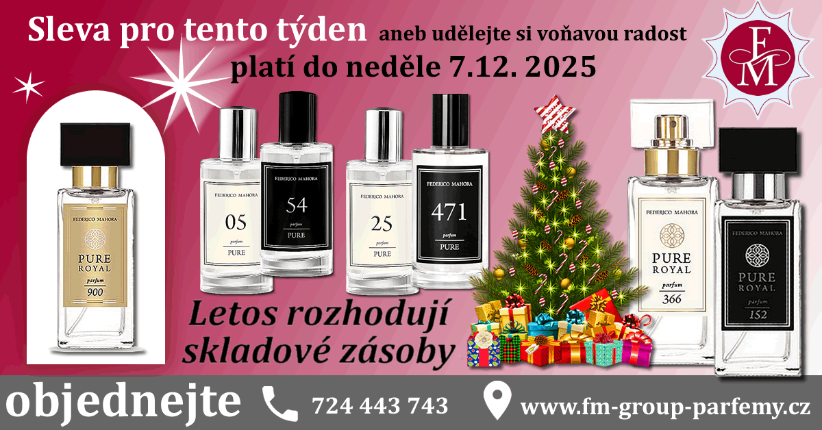 sleva pro tento týdne aneb udělejte si voňavou radost