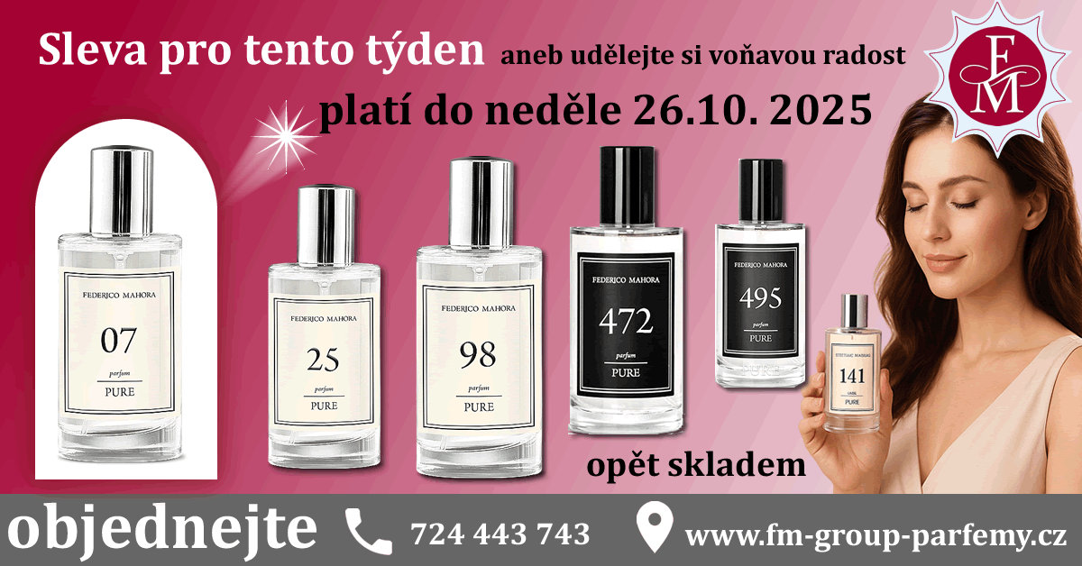 sleva pro tento týden aneb udělejte si voňavou radost !