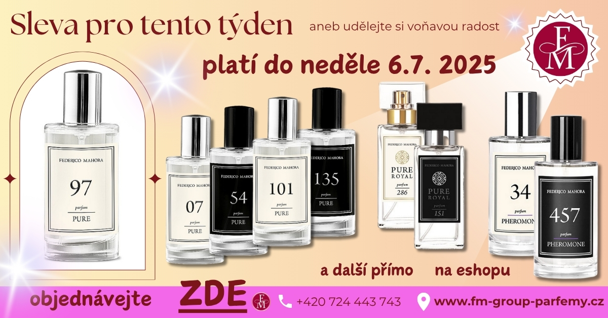 sleva pro tento týden aneb udělejte si voňavou radost
