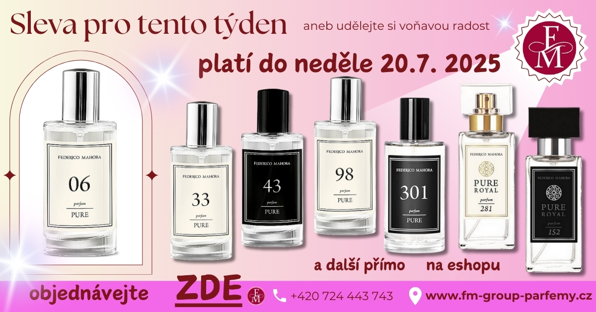 sleva pro tento týden aneb udělejte si voňavou radost