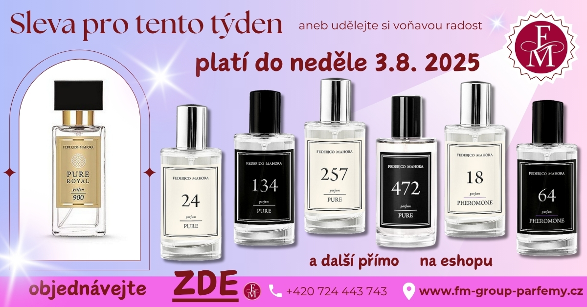 sleva pro tento týden aneb udělejte si voňavou radost