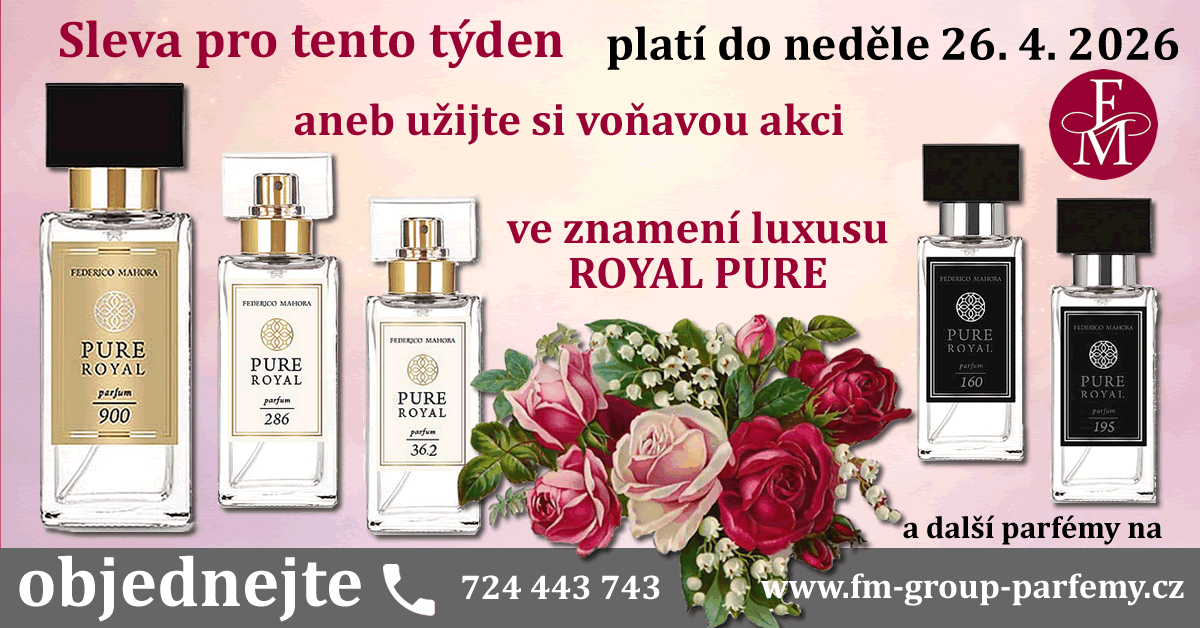 sleva pro tento týden ve znamení luxusu ROYAL PURE