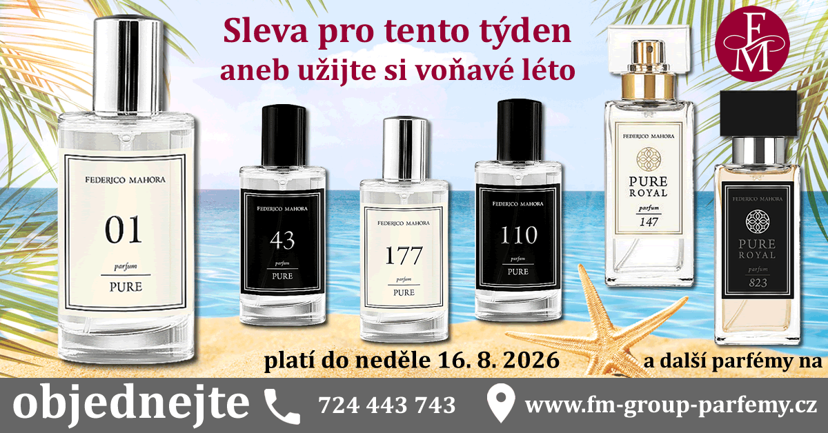 Sleva pro tento týden anebo užijste si voňavé léto Sleva pro tento týden anebo užijste si voňavé léto