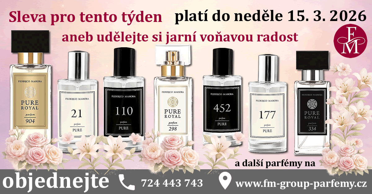sleva pro tento týden aneb udělejte si jarní voňavou radost