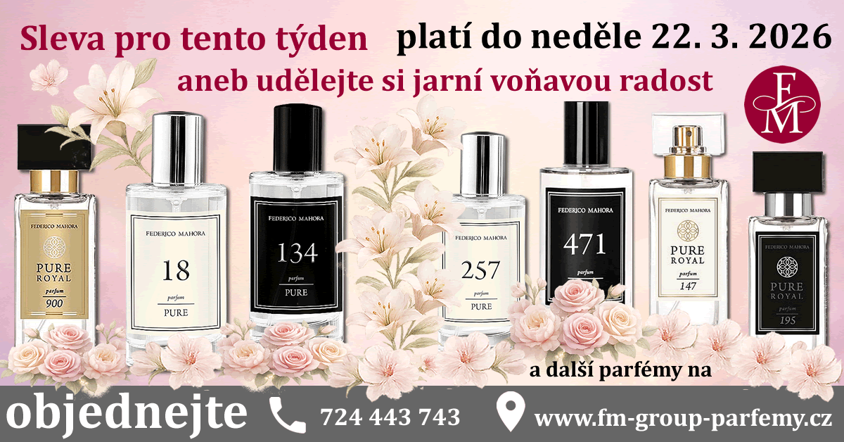 sleva pro tento týden aneb udělejte si jarní voňavou radost