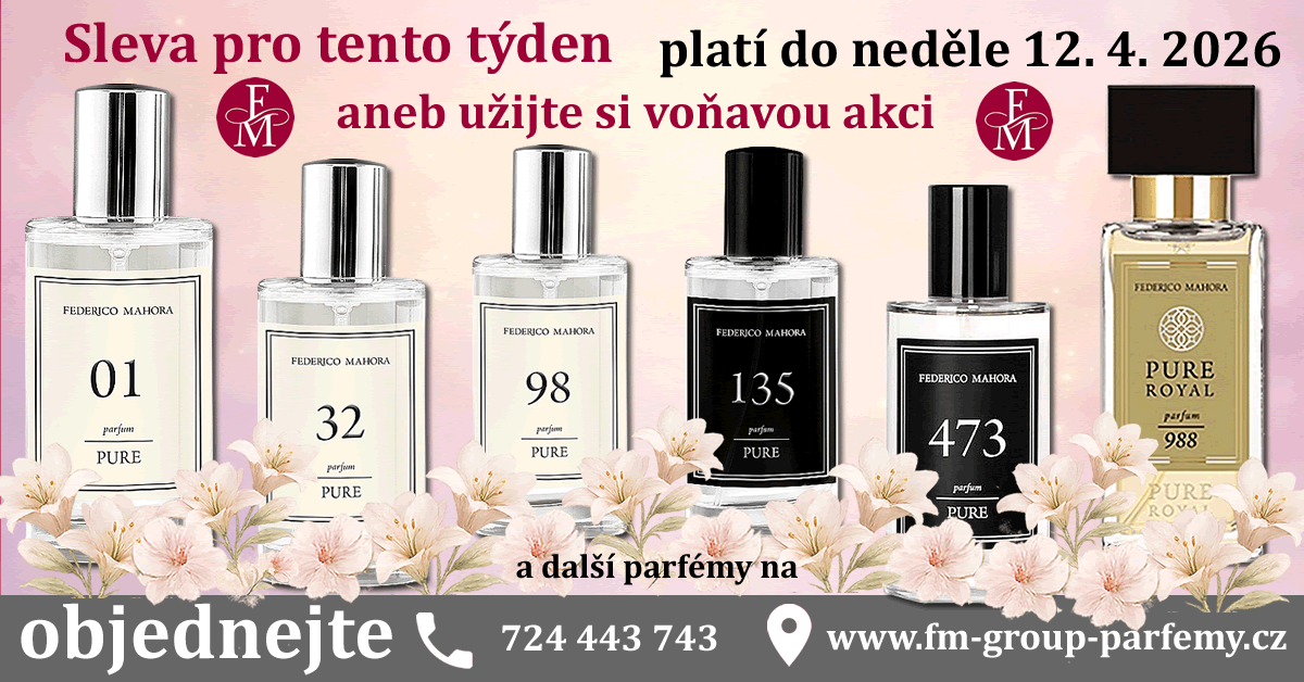 sleva pro tento týden aneb užijte si voňavou akci