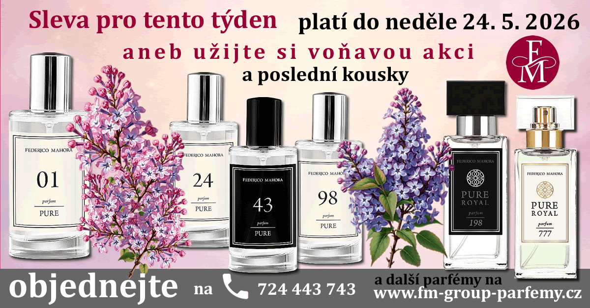 sleva pro tento týden aneb užijte si voňavou radost