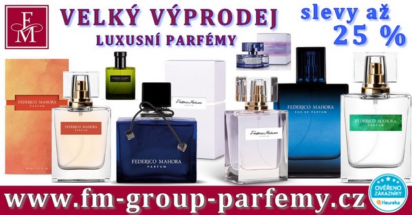 velký výprodej luxusní parfémy fm group