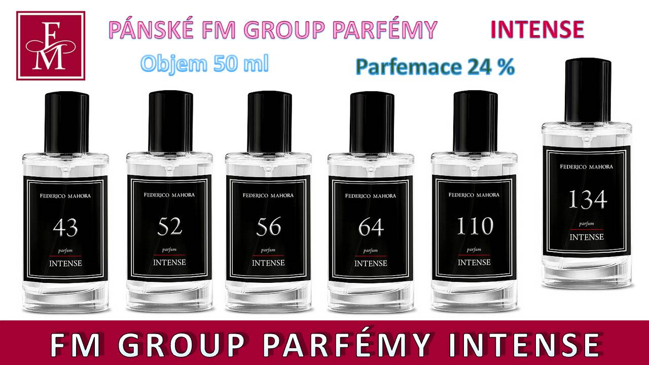 pánské parfémy fm group intense