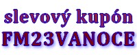 slevový kupón FM23VANOCE