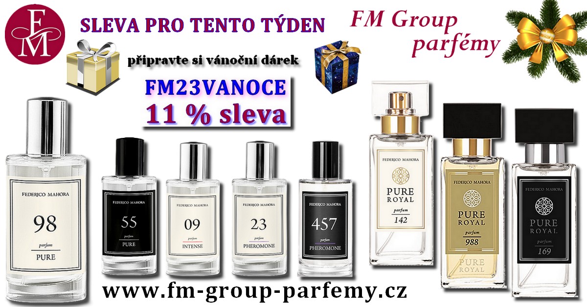 SLEVOVÝ KUPÓN - FM23VANOCE - AKCE PRÁVĚ PLATNÁ